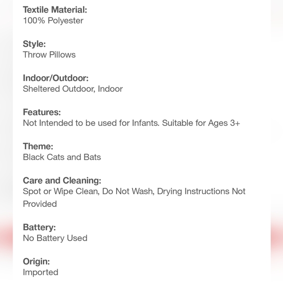 Hyde & EEK! Black Cat Throw Pillow Target Halloween 2025 - Picture 8 of 12